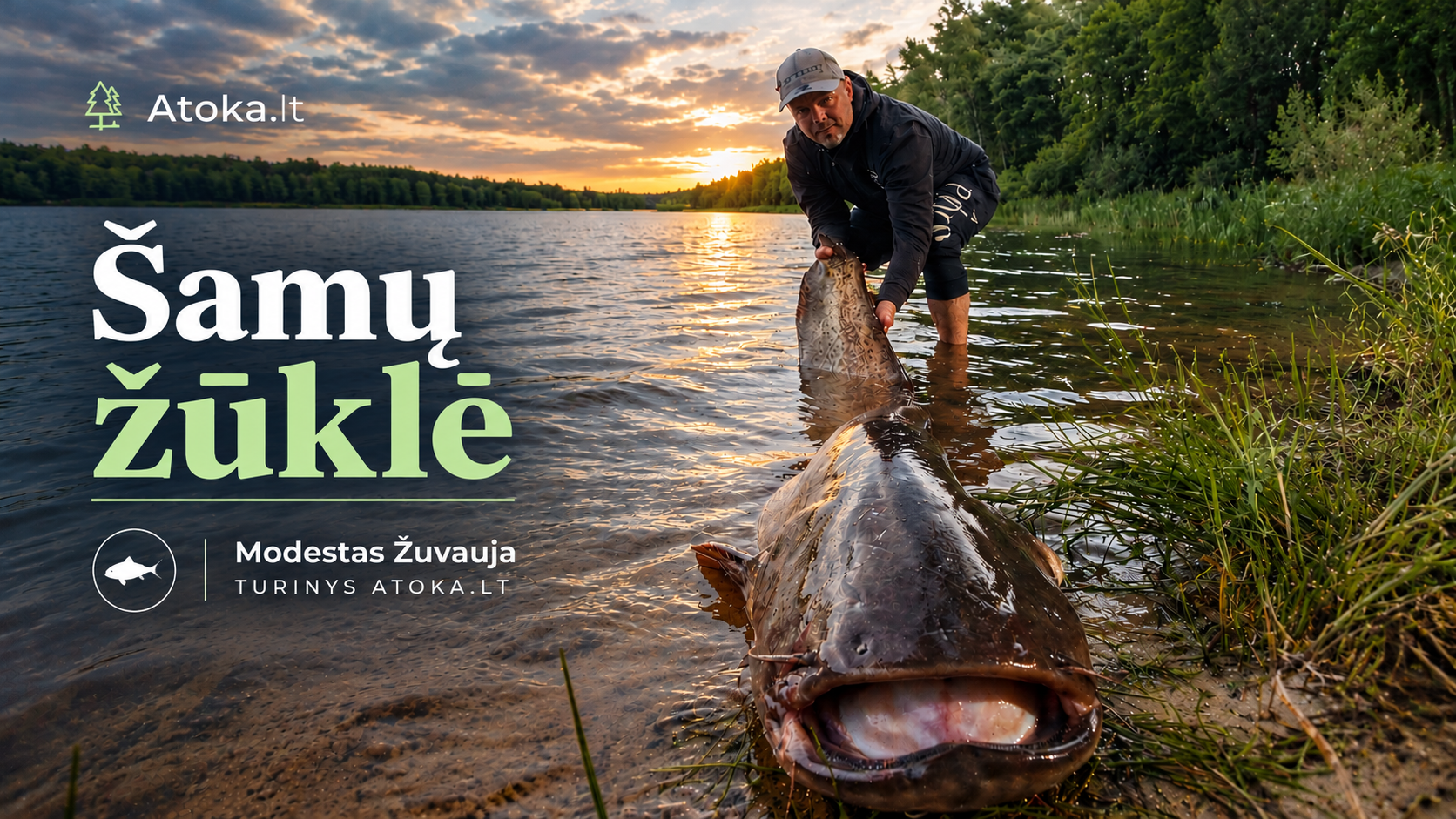74 šamai per sezoną: ką Modestas atrado per 23 žvejybos išvykas?